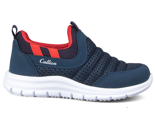 Casual Walking Shoes-Callion1006-Navy Blue/Red