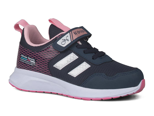 Papuchh walking shoes - Ndrops05-Navy Blue/Pink