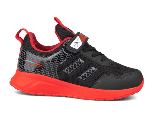 Papuchh walking shoes - Ndrops05-Black/Red
